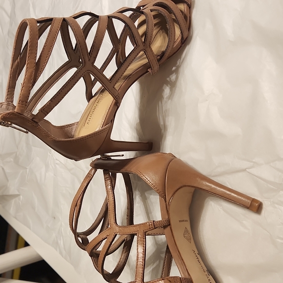 Antonio Melani shoes, used  Farrah Strappy Leather Heels ,Size 7M - Picture 5 of 11